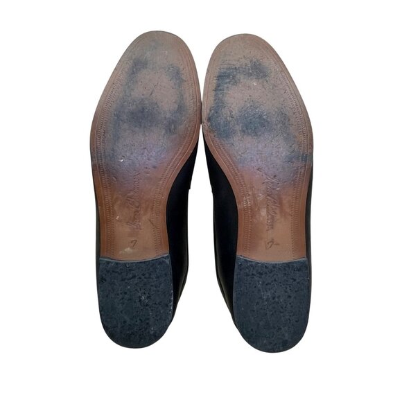 Sam Edelman Women’s Black Leather Gold Bit Detail Slip-On Loafers Size 7M - Picture 8 of 8